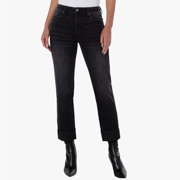 Liverpool The Girlfriend Straight Leg High-Rise 73% Cotton Women’s Jeans - 32 - Picture 17 of 17